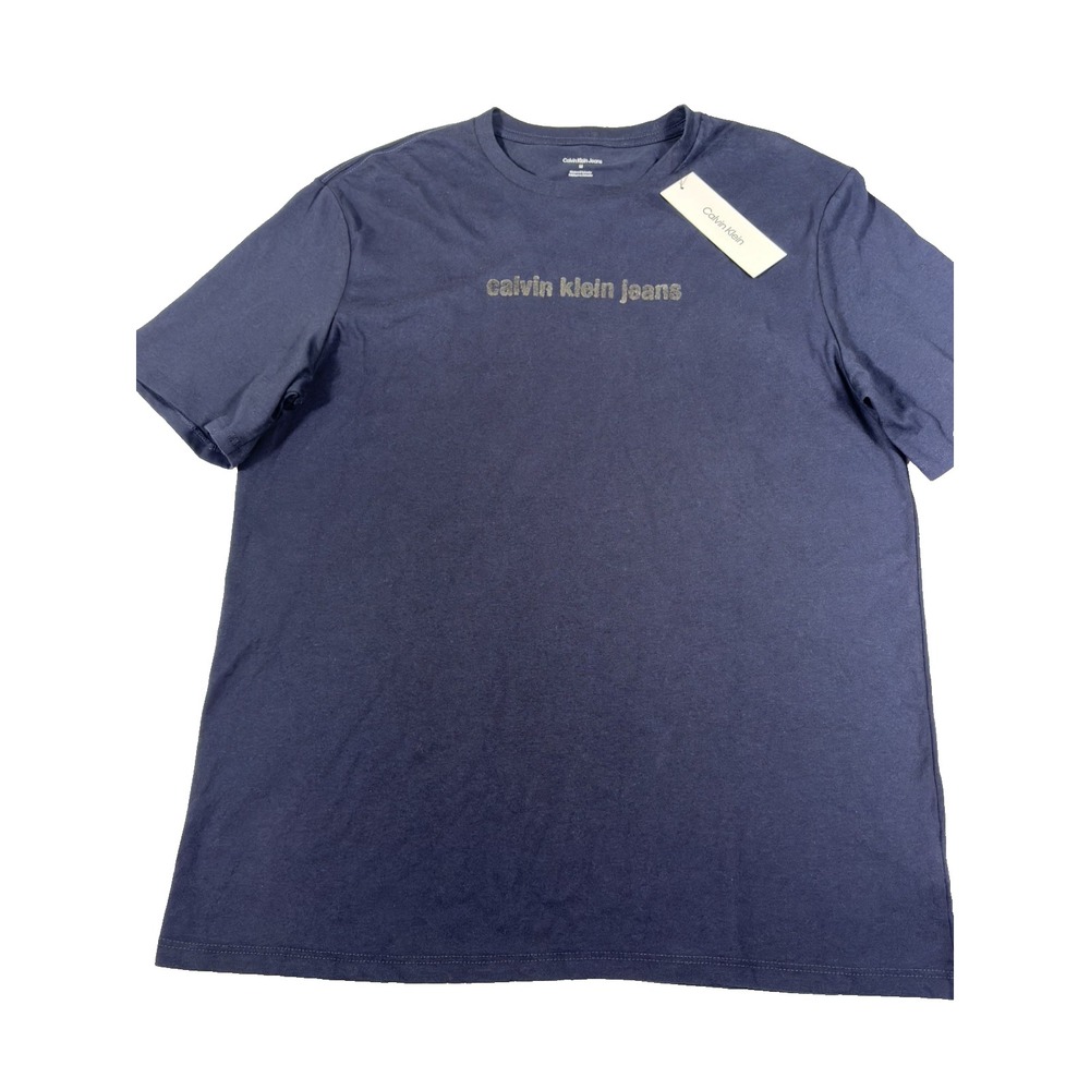 Calvin Klein - Men's - Logo T-shirt - Dark Sapphire - Size Medium - Brand New.